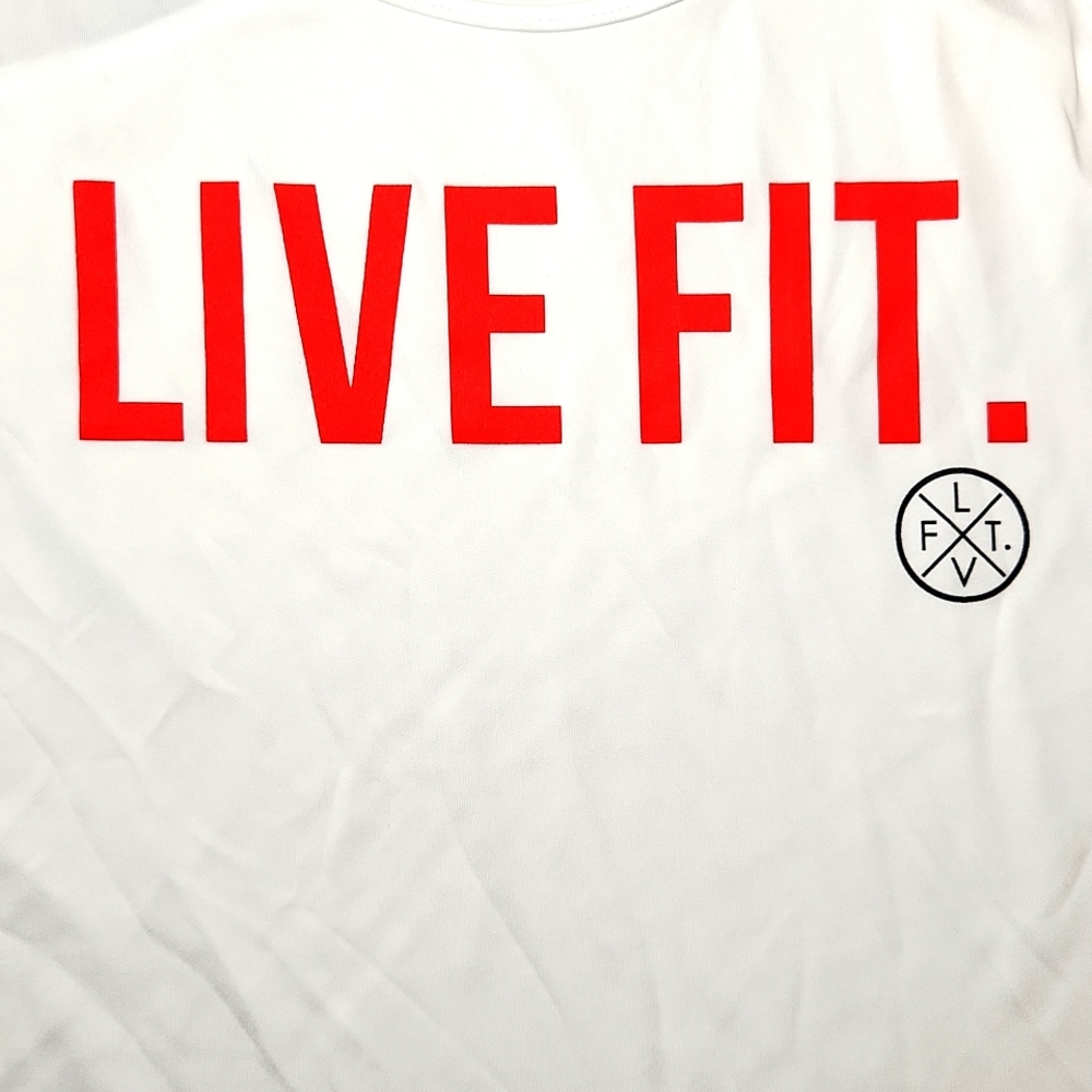 Women's LVFT Routine Racerback Tank Top - White - Picture 3 of 8